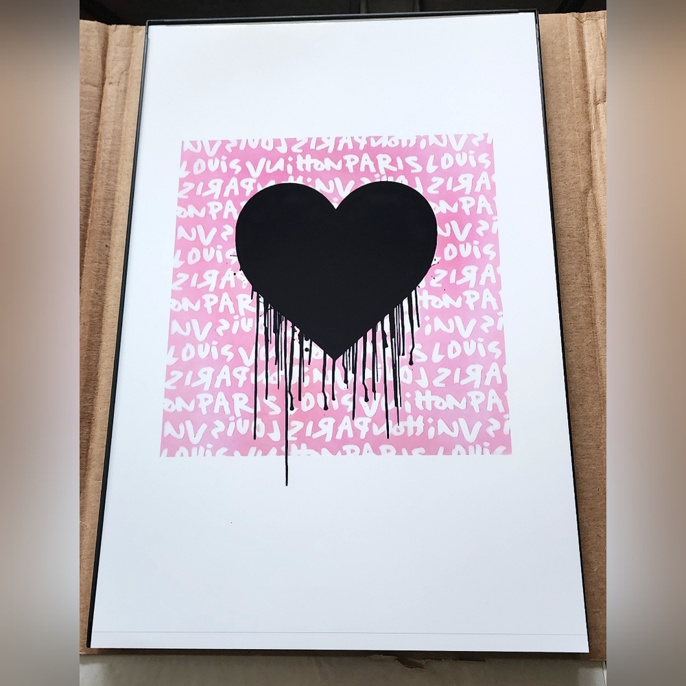 Louis Vuitton 11"L×17"H Framed Wall Art